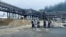 Площадка газохимического завода "Амурский" после пожара