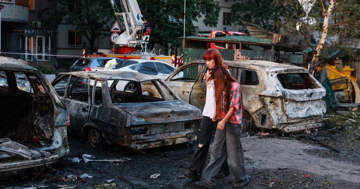 Russia Pounds Kyiv With Ballistic Missiles As Ukraine Struggles With Air Defense Shortages