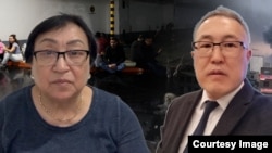 Майрамкан Бекматова, Маматмуса Укубаев. Коллаж сүрөт. 