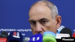 Armenia - Prime Minister Nikol Pashinian at a news conference in Yerevan, July 9, 2026.