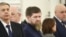 Ramzan Kadyrov ahead of a meeting in the Kremlin between Russian President Vladimir Putin and United Arab Emirates President Mohammed bin Zayed Al Nahyan on January 29.