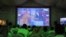 Saudi soccer fans watch World Cup festivities in Russia at a fan tent in the capital Riyadh.