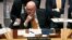 Russian Ambassador to the United Nations Vasily Nebenzya attends a UN Security Council meeting in New York. (file photo)
