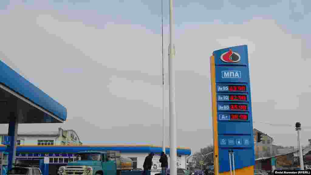 Kyrgyzstan - Osh, Petrol, oil, 29Nov2011