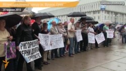 У Сумах на День конституції працівники заводу імені Фрунзе знову вимагали повернення боргів