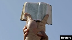 Abu Nagie's group, The True Religion, has said it plans to give away some 25 million copies of the Islamic holy book in city pedestrian zones in Germany, Austria, and Switzerland.