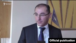 Armenia -- Vartan Aramian, Armenian Minister of Finance, 2Nov, 2016