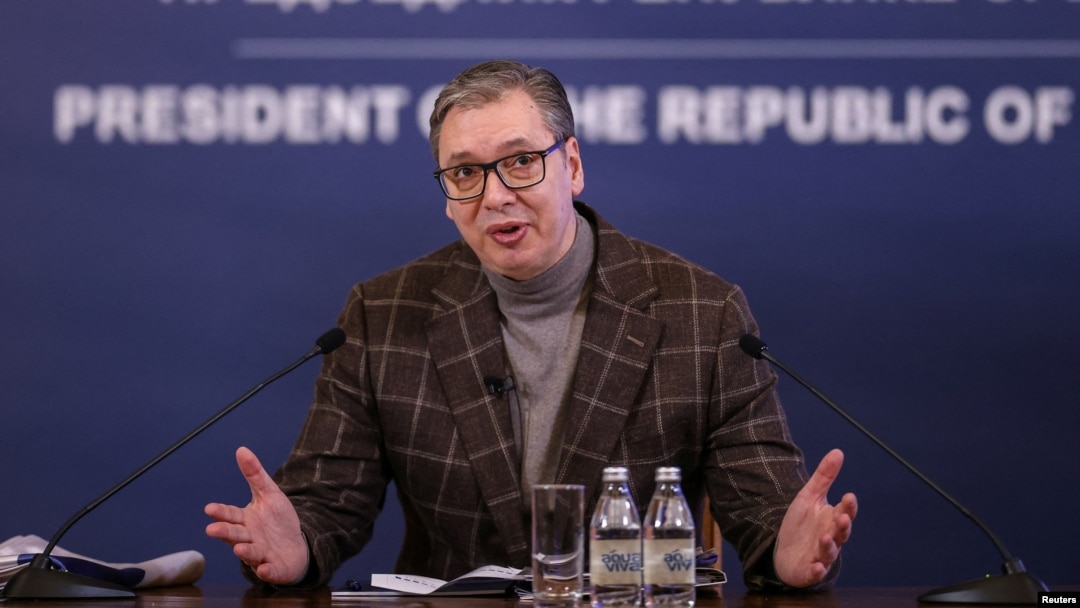 Александар Вучиќ, претседател на Србија.
