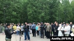 Казанда татар телен яклау митингы