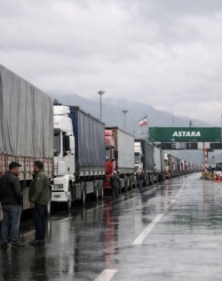 КПП "Астара" на границе Ирана и Азербайджана. Фото: торговое представительство России в Иране