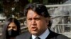 Faisal Siddiqi, a lawyer for the family of Daniel Pearl, talks to journalists after an appeal hearing in the case at the Supreme Court, in Islamabad on January 27.