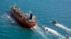 In October 2022, Iran's Revolutionary Guards seized a foreign vessel carrying 11 million liters of smuggled fuel in the Persian Gulf. (file photo)