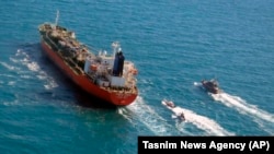 In October 2022, Iran's Revolutionary Guards seized a foreign vessel carrying 11 million liters of smuggled fuel in the Persian Gulf. (file photo)