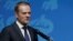 European Council President Donald Tusk speaks during a news conference in Tallinn, Estonia, on January 31.