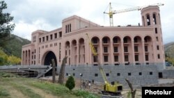 Armenia - A new hotel constructed in the resort town of Jermuk, 5Oct2013.