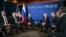Зустріч в Анкориджі, помічник президента Росії Володимира Путіна Юрій Ушаков, перший ліворуч