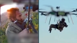 Wounded Ukrainian Soldier Rescued From Front Lines By Aerial Drone
