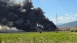 Пожар во депонија во Визбегово, 9 јули 2025