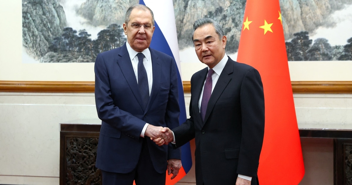 Russian, Chinese Foreign Ministers Discuss Cooperation On Sidelines Of ...