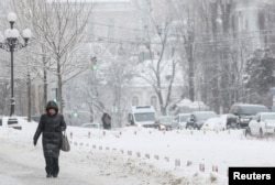 Temperatures in Kyiv and across Ukraine have been unusually low this winter.