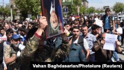 Протести на поддржувачи на опозицијата во Ереван 