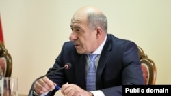 Armenia - Former State Protection Service chief Sargis Hovannisian attends a meeting with Prime Minister Nikol Pashinian, March 7, 2024. 