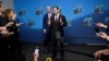 US Secretary of State Marco Rubio meets the press after the NATO Foreign Ministers' meeting in Sweden on May 22.