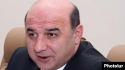 Armenia - Energy and Natural Resources Minister Armen Movsisian.
