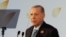 Turkish President Recep Tayyip Erdogan attends a press conference on the sidelines of the G20 summit in New Delhi on September 10.