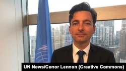 Єлле Постма, на той час працівник Управління ООН з боротьби з тероризмом (UNOCT) під час інтервʼю в ООН у травні 2019 року.