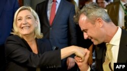 Putin's Pals: France's Marine Le Pen (left) and Austria's Norbert Hofer.