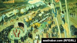 Wladimir Artykowyň "Nusaýdaky toý" kartinasy. 