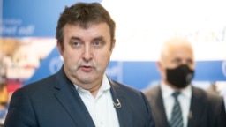 Palkovics László ITM-miniszter 2020. december 12-én, Nyíregyházán. 