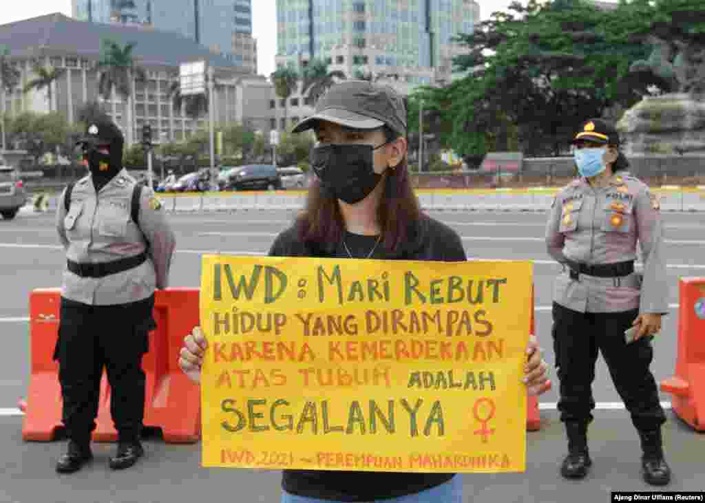 Demonstracije u Džakarti, Indonezija.&nbsp;