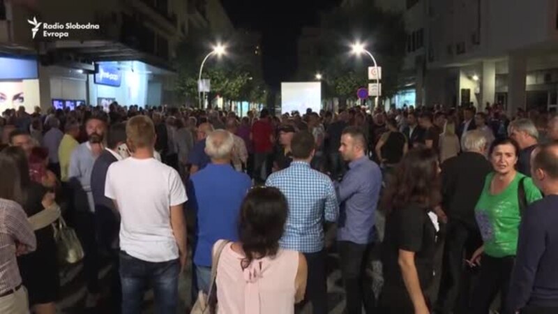 Obnovljen građanski protest u Crnoj Gori