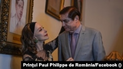 Prințul Paul Al României alături de soția sa Lia, cetățean american