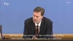 Chancellor Angela Merkel's ' Spokesman Steffen Seibert On Germany's Position