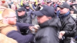 Clashes Mark Victory Day In Kyiv