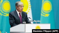 Interim Kazakh President Qasym-Zhomart Toqaev (file photo)