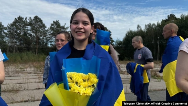 Кримчанка Лініє Умерова після звільнення. Україна, 13 вересня 2024 року