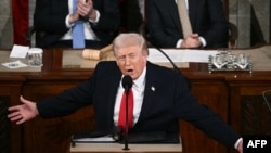 აშშ-ის კონგრესში პრეზიდენტ დონალდ ტრამპის გამოსვლა თითქმის ორ საათს გაგრძელდა