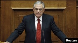 Премьер-министр Греции Лукас Пападимос