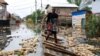 Congo River basin submerged by floods