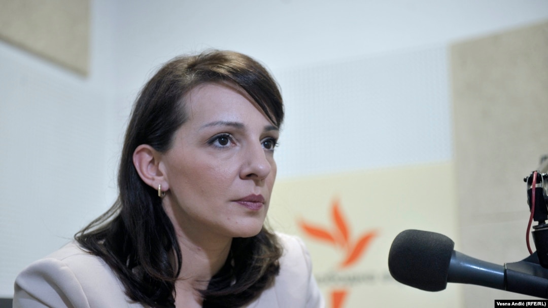 Potpredsednica opozicione Stranke slobode i pravde (SSP) Marinika Tepić