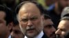 FILE: Pakistan Muslim League Nawaz (PML-N) leader Ahsan Iqbal is accused of corruption in relation to a sports-complex project.