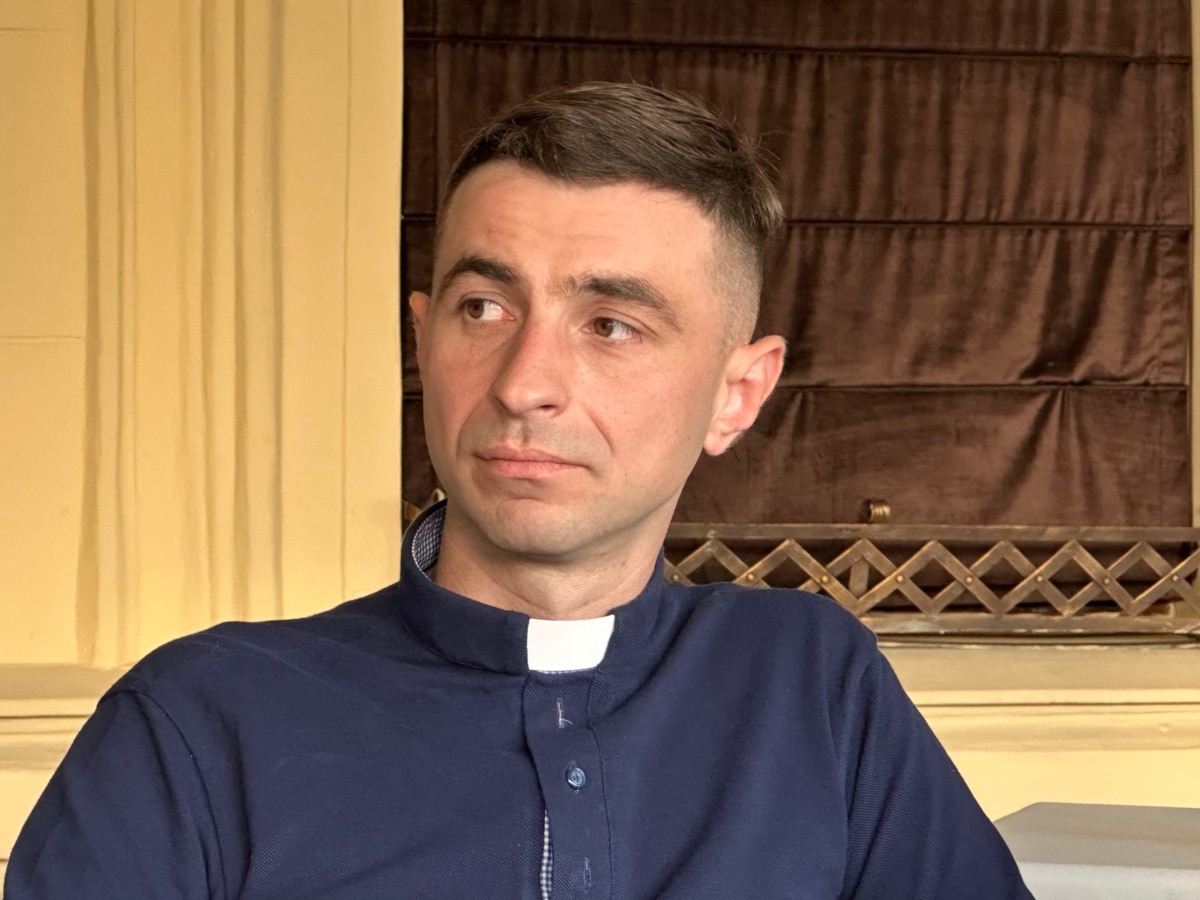 Military chaplain Father Dominik.