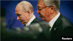 Путин и Токаев