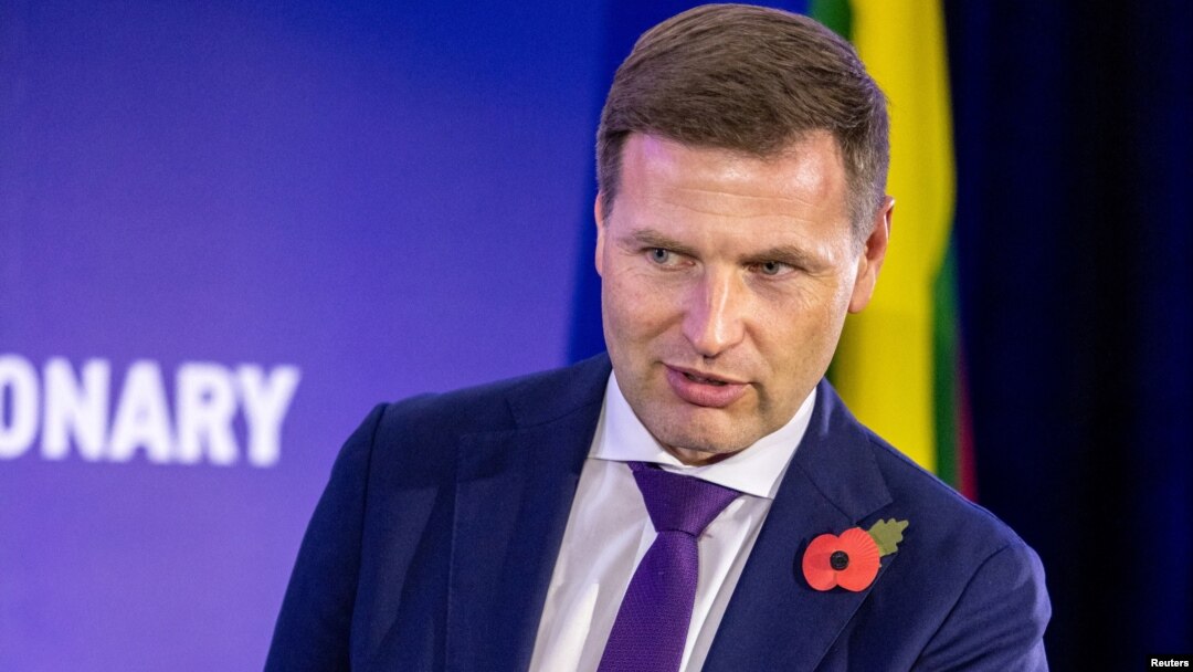 Estonian Defense Minister Hanno Pevkur (file photo)