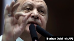 Recep Tayyip Erdogan u državnom parlamentu, Ankata