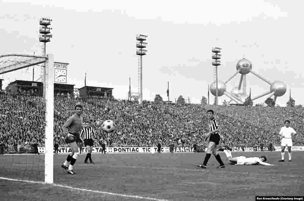 Partizan (in striped shirts) playing Spain's Real Madrid in the European Cup Final in Belgium in 1966, a match the Yugoslavian team lost 2-1.Partizan and Red Star were both formed in the final year of World War II. Partizan was founded by the Yugoslav military, while Red Star was established by a communist youth organization and cultivated an identity as a "people's club."